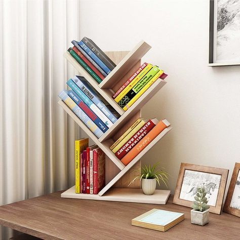 Mini Bookshelf for Desk