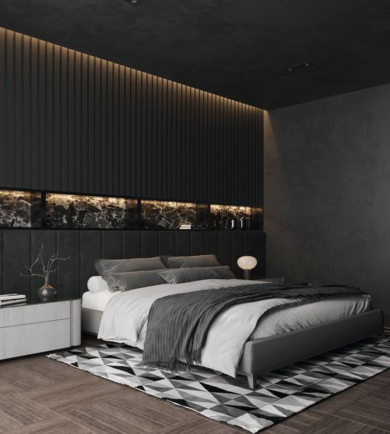 dark Luxurious Bedroom Ideas