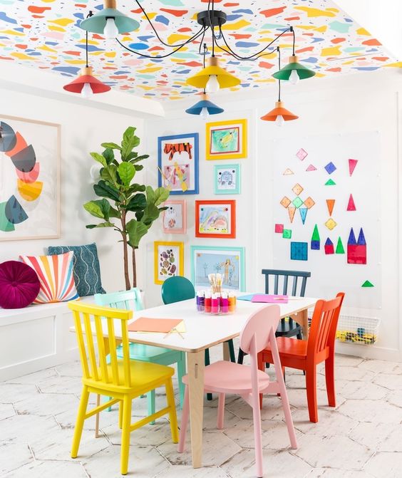 colorful playroom ideas