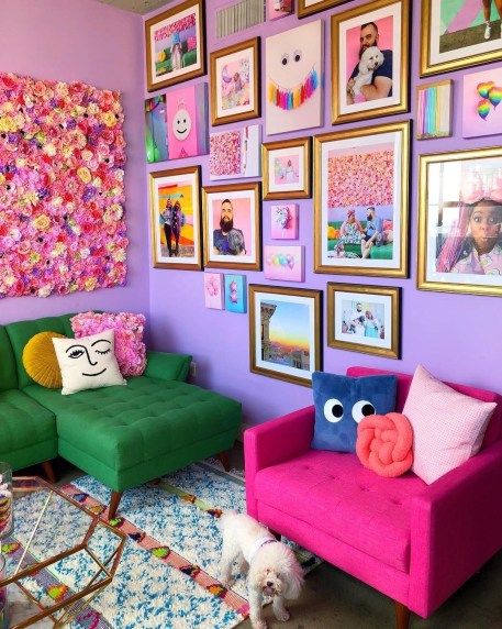 colorful wall decor