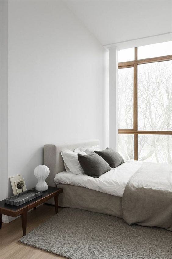 neutral small bedroom