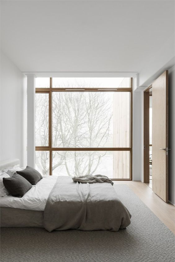 minimal neutral bedroom