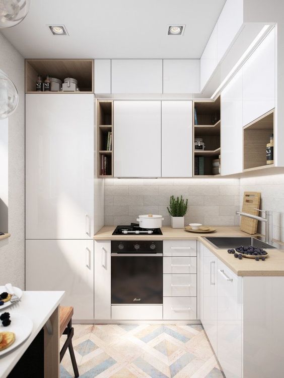 white tiny kitchen ideas