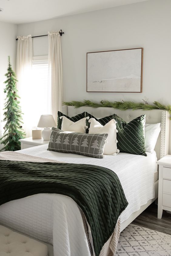 fresh Christmas Bedroom Decor Ideas