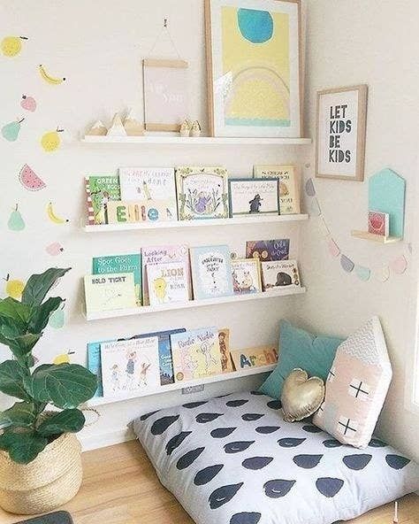 cozy way in using room corners