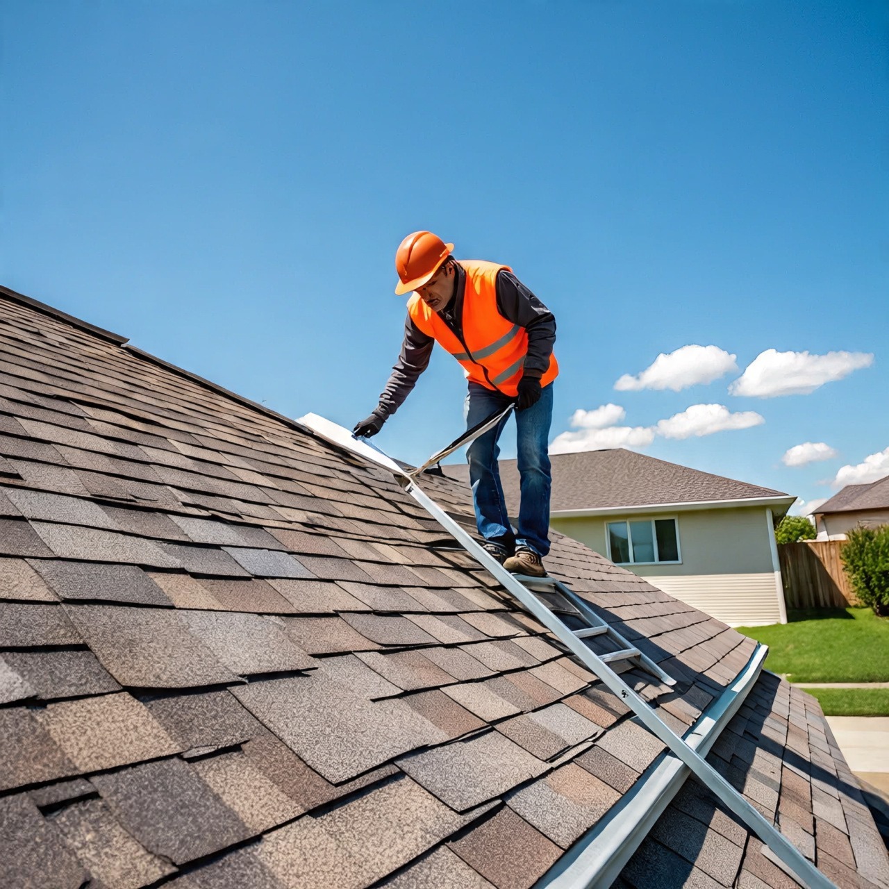 Roof inspection after storm to detect early leak signs