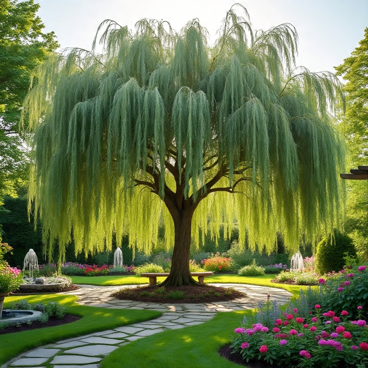 garden focal point feature idea