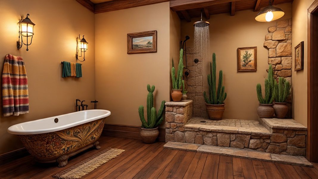 21 Southwestern Bathroom Ideas You’ll Wish You Tried Sooner - RooHome