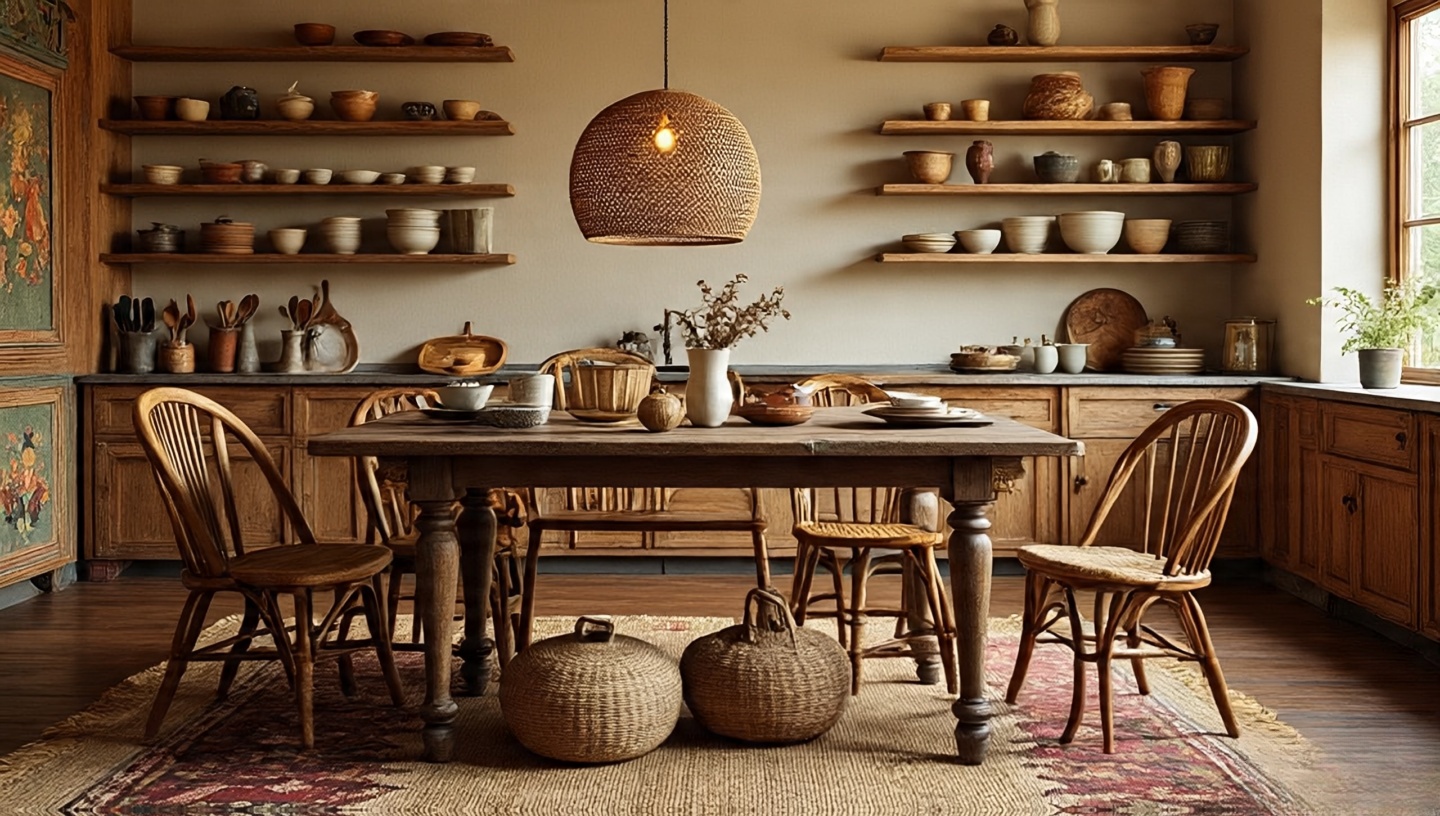 Personalized boho kitchen and dining space that reflects your story