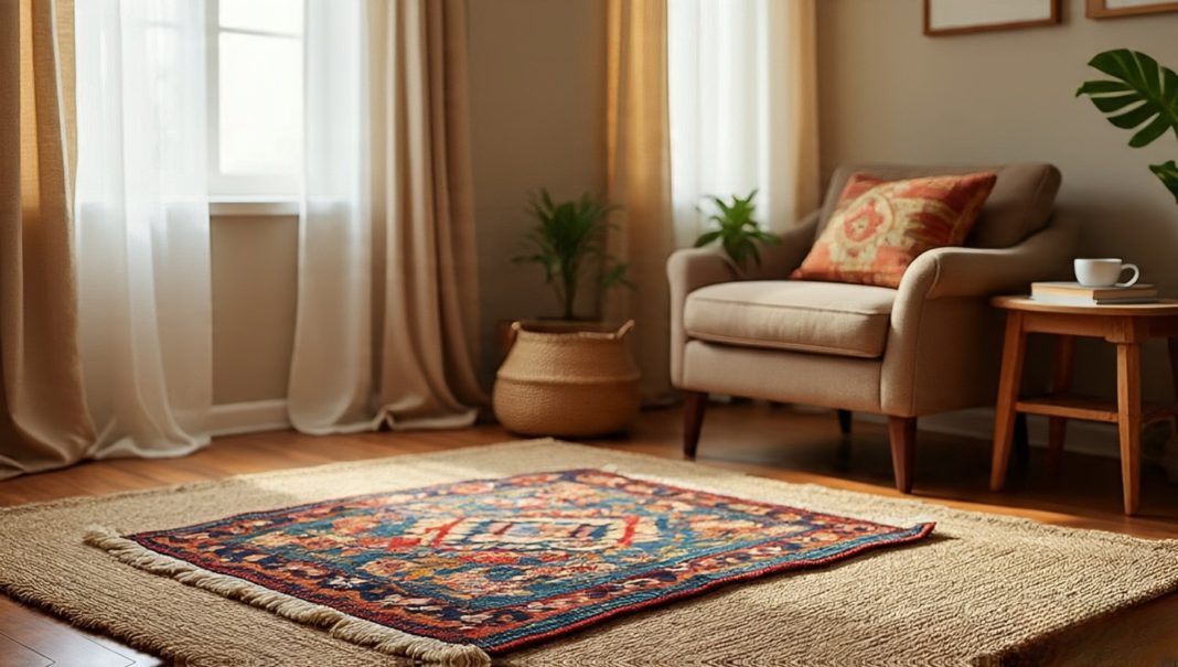 Layering Rugs 101: Sizes, Overlaps & Anchoring Furniture - RooHome