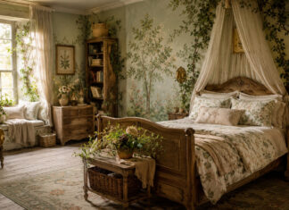 Rustic Secret Garden: Transforming a Girl’s Bedroom into a Hidden Garden